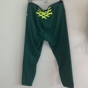 Green Powerhold Fabletics Leggings